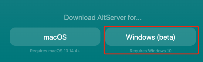 Download AltStore on Windows