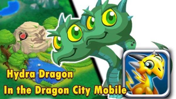 Hydra Dragon in the Dragon City Mobile