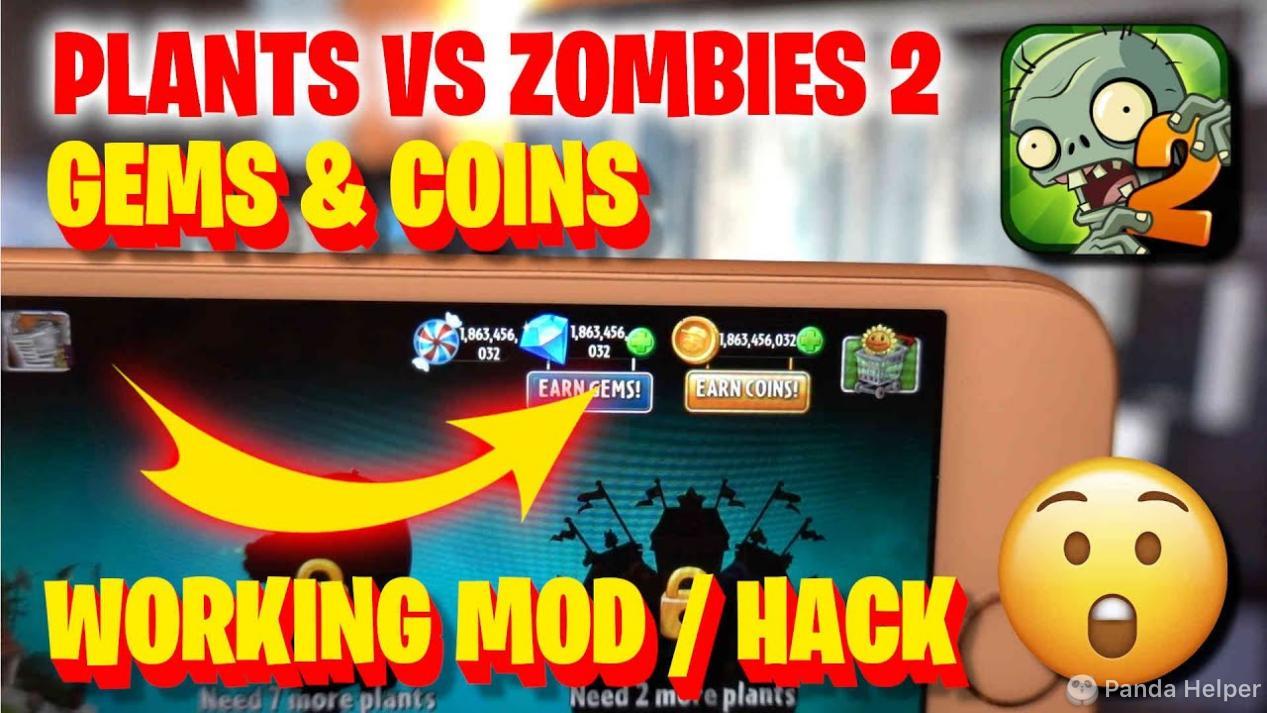 Plants vs. Zombies 2 hack