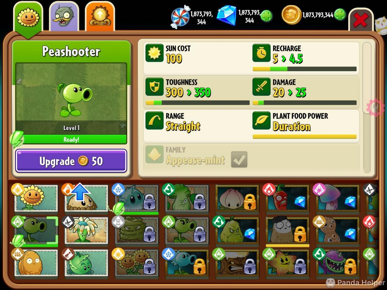 plants vs zombies 2 cheats