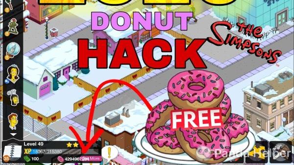 The Simpsons Tapped out hack donuts