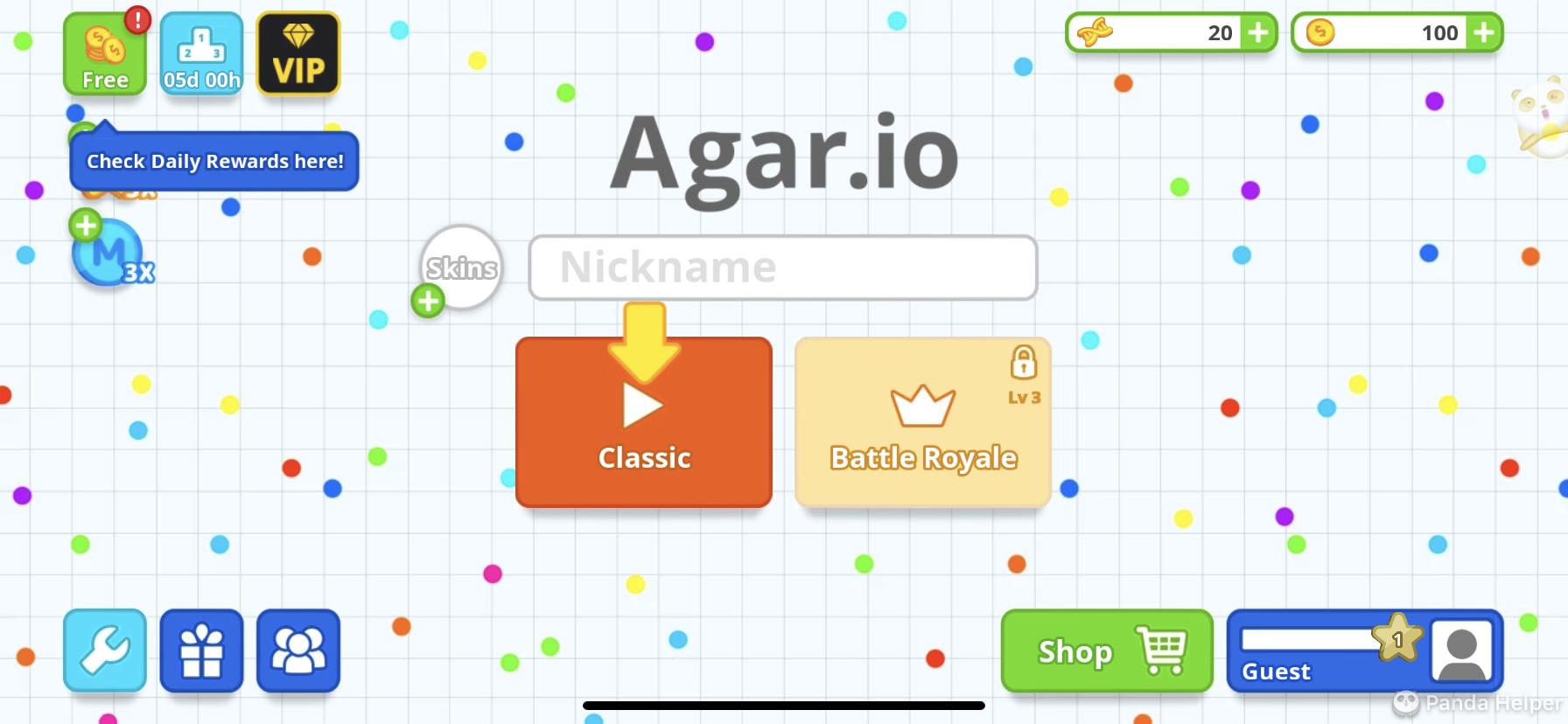 Invisible skin for Agar.io APK + Mod for Android.