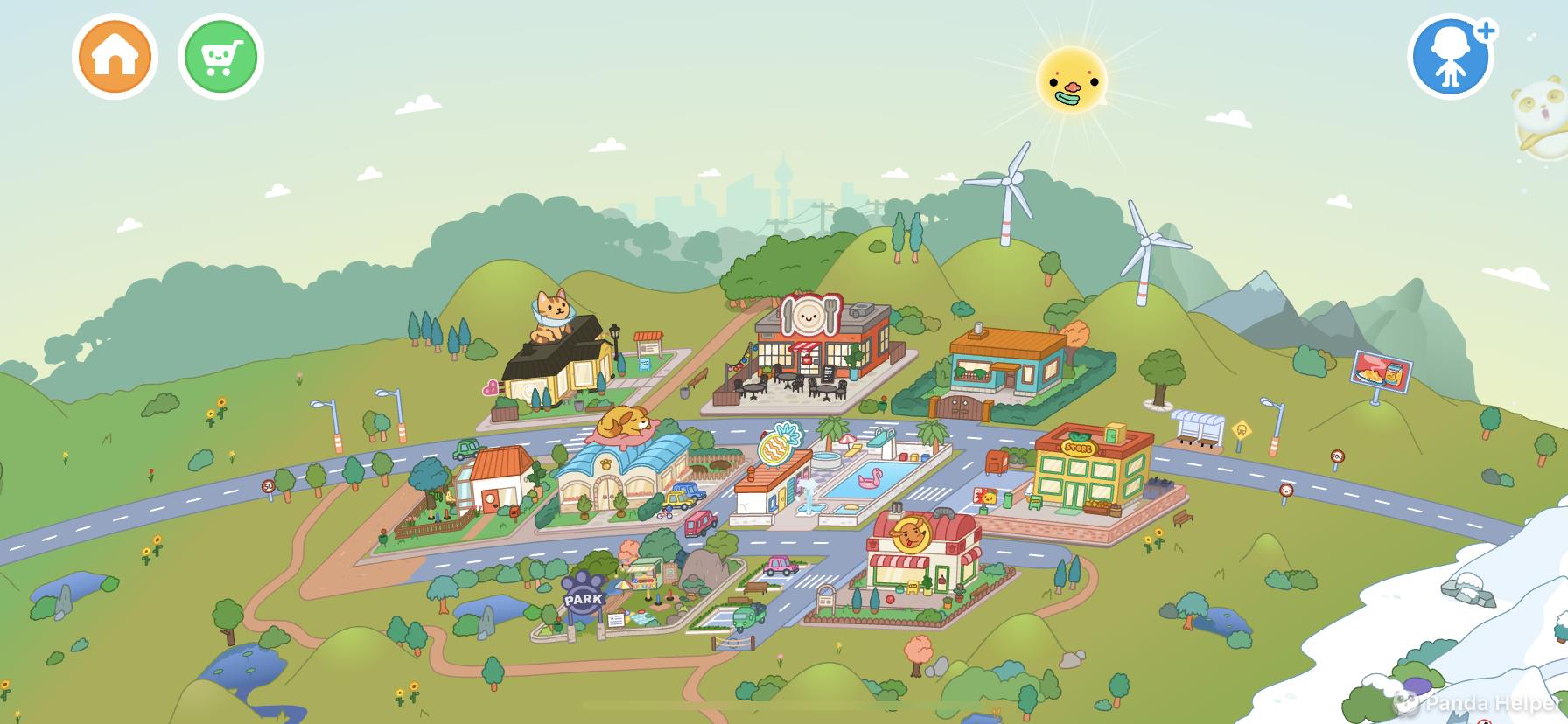 Biscuit Town in toca life world