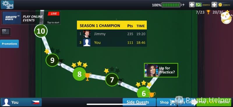 snooker stars hack