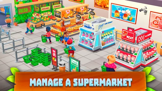 Supermarket Village—Farm Town Mod