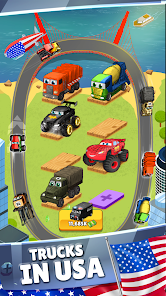 Merge Truck: Monster Truck Mod