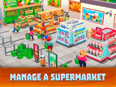 Supermarket Village—Farm Town Mod