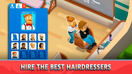 Idle Barber Shop Tycoon - Game Mod