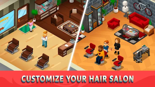 Idle Barber Shop Tycoon - Game Mod