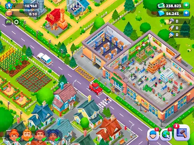 Supermarket Village—Farm Town Mod