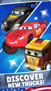 Merge Truck: Monster Truck Mod