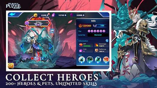 Heroes & Puzzles: Match-3 RPG Mod