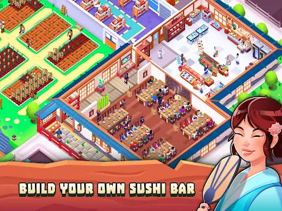 Sushi Empire Tycoon—Idle Game Mod