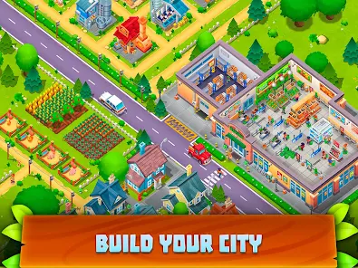 Supermarket Village—Farm Town Mod