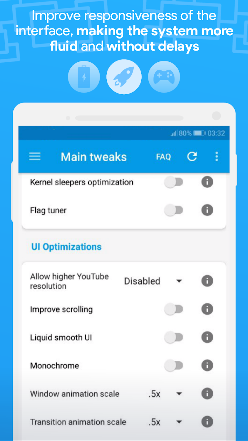 L Speed (Gaming~Battery saver~Performance) [ROOT]