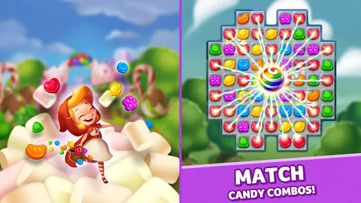 Lollipop & Marshmallow Match3 Mod