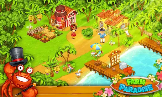 Farm Paradise - Fun farm trade game at lost island Mod