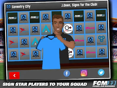 FCM23 Soccer Club Management Mod