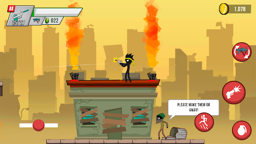 Stickman vs Zombies Mod
