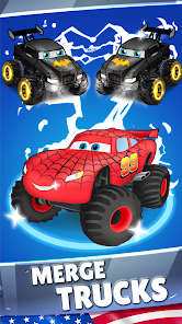 Merge Truck: Monster Truck Mod