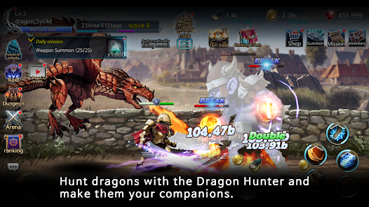 Dragon Hunter's Tale : idle Mod