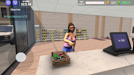 Gym Simulator 3D Fitness Store Mod