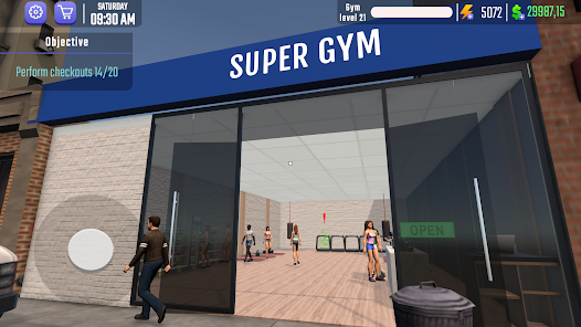 Gym Simulator 3D Fitness Store Mod