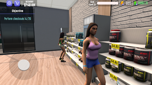 Gym Simulator 3D Fitness Store Mod