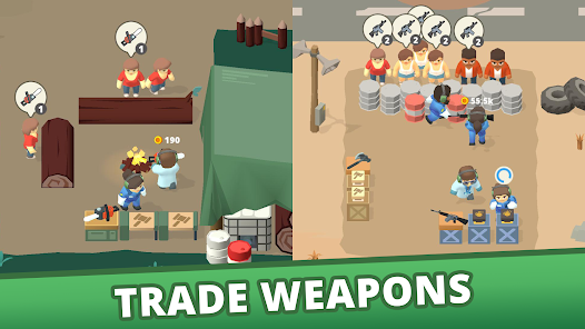 Idle Army: Trading Weapons Mod