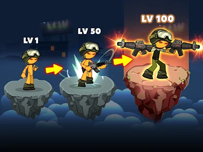 Stickman vs Zombie: Idle RPG Mod