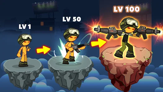 Stickman vs Zombie: Idle RPG Mod