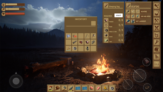 Woodcraft Island Survival Game Mod