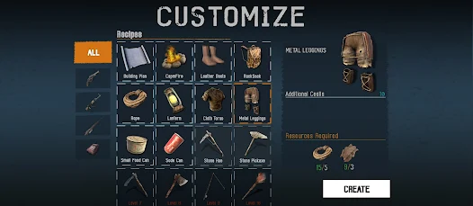 Woodcraft Island Survival Game Mod