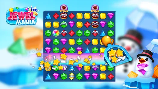 Jewel Ice Mania:Match 3 Puzzle Mod