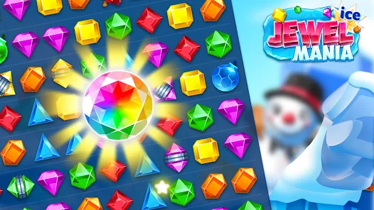 Jewel Ice Mania:Match 3 Puzzle Mod