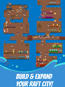 Idle Raft City - Sea World Mod
