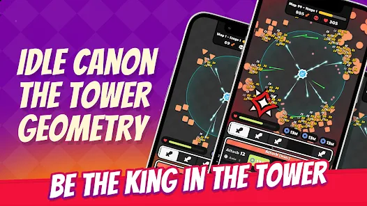 Idle Cannon: Tower TD Geometry Mod