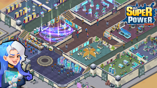 Idle Superpower School Mod