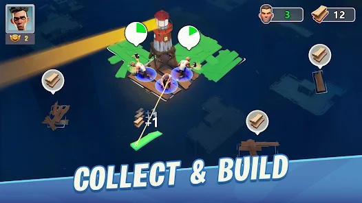 Raft War Survival Mod