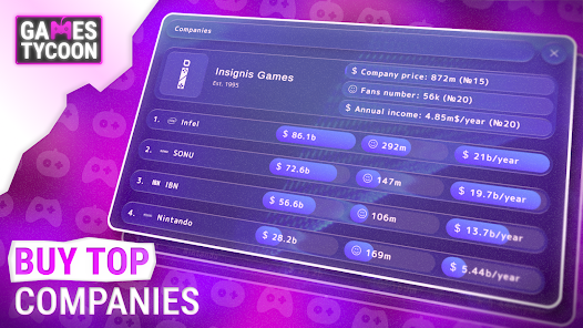 Games Tycoon - gamedev sim Mod