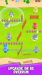 Human vs Robot: Tower war Mod