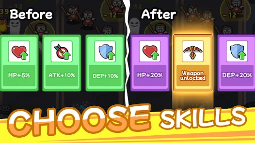 Bag Merge : Zombie Battle Mod
