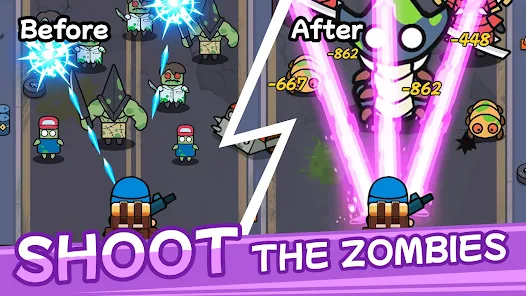 Bag Merge : Zombie Battle Mod