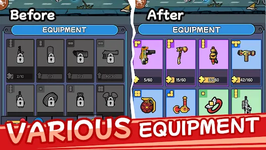 Bag Merge : Zombie Battle Mod