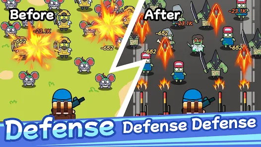 Bag Merge : Zombie Battle Mod