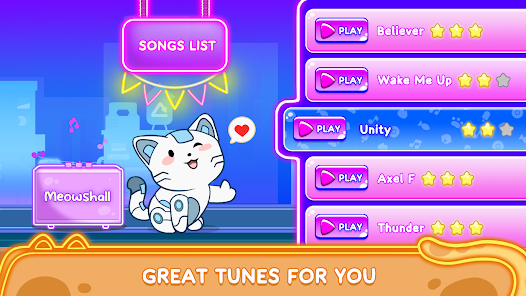 Cat Dash: Cute Cat Music Game Mod