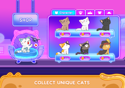 Cat Dash: Cute Cat Music Game Mod