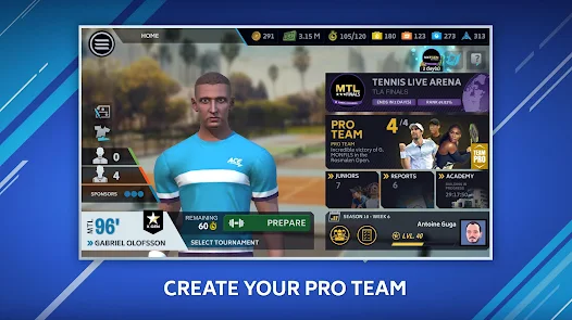 Tennis Manager Mobile Mod