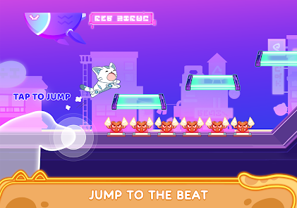 Cat Dash: Cute Cat Music Game Mod