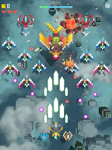 Sky Wings: Pixel Fighter 3D Mod
